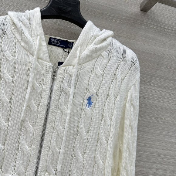 Ralph Lauren Knit Hooded Cardigan - Picture 4 of 8